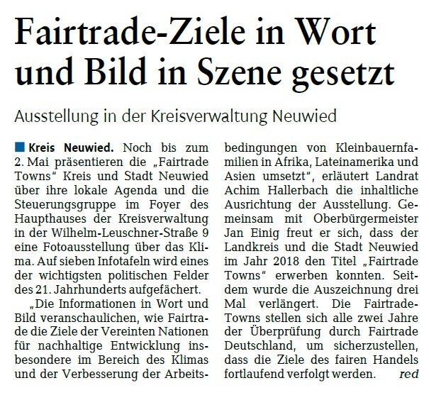 24 04 20 Rhein Zeitung Ausstellung